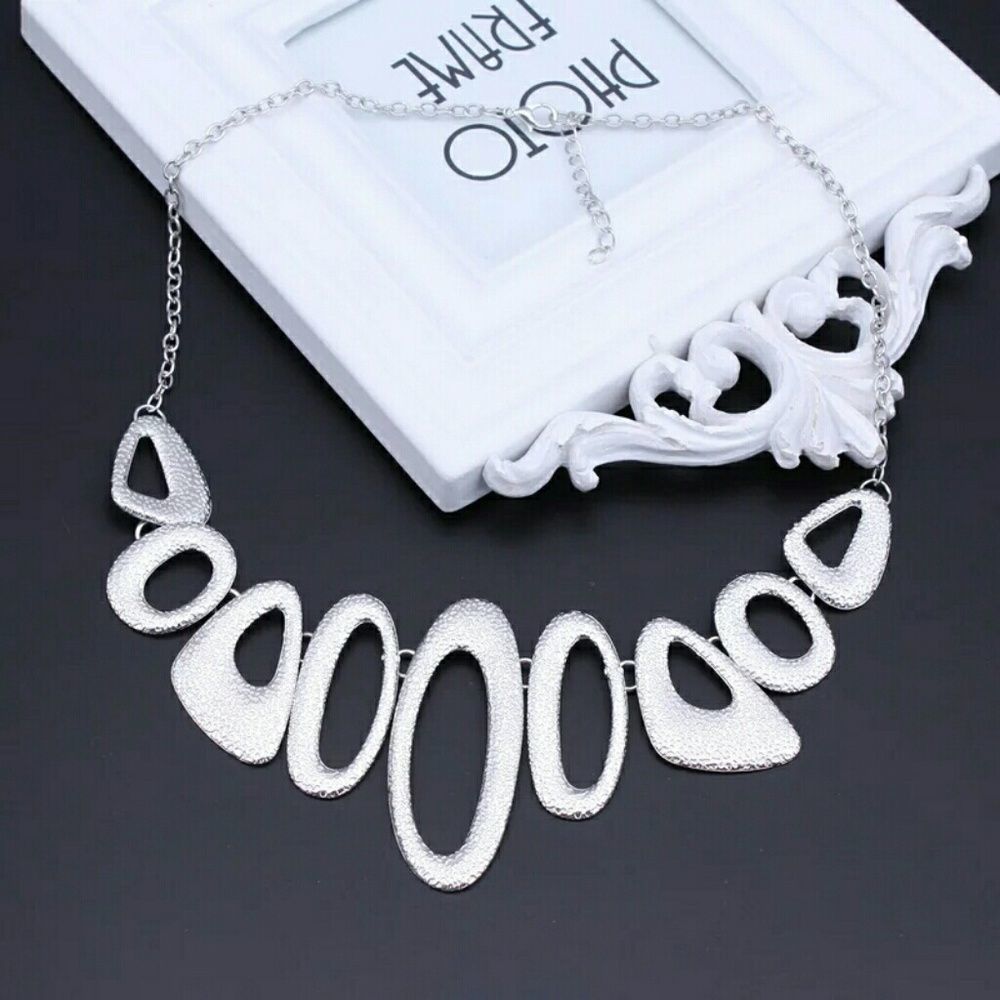 Tenande Fashion Steampunk Statement Necklaces Gold